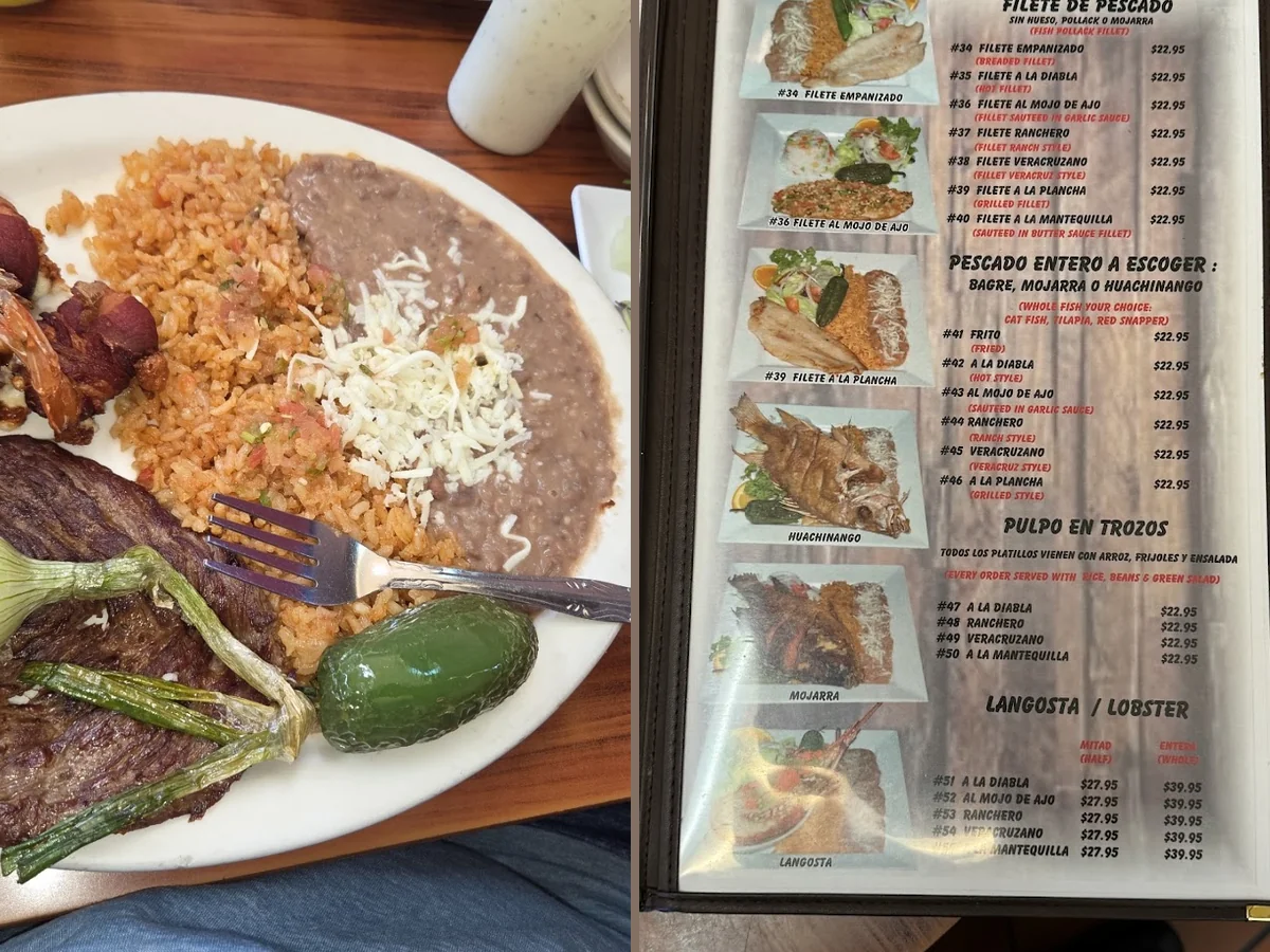 Crisp tostadas beside shrimp and ceviche